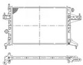 Радиатор охлаждения Opel Corsa С 14М OE1300237